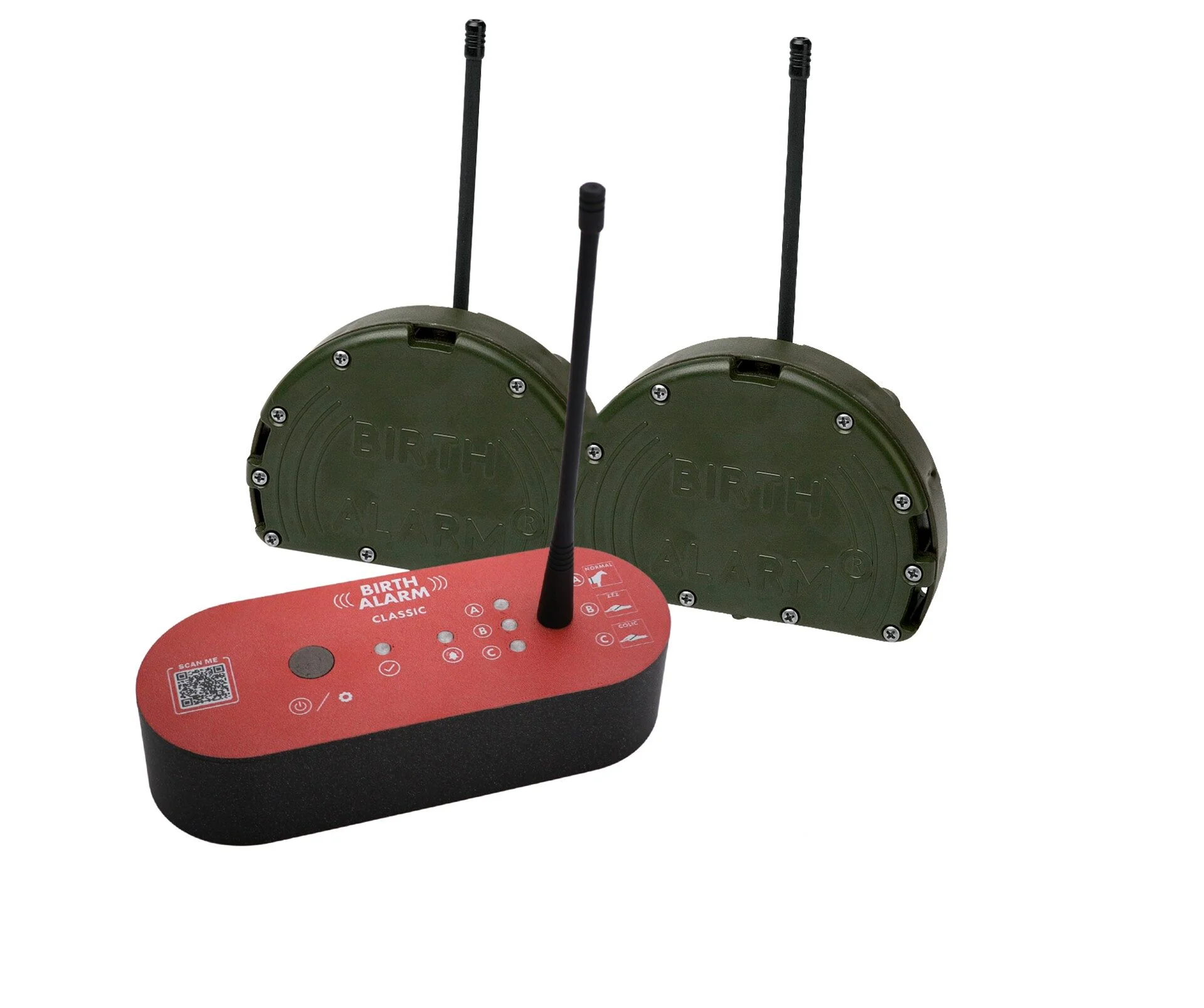 087471 Birth Alarm Classic Ontvanger met 2 zenders geboortemelder paarden