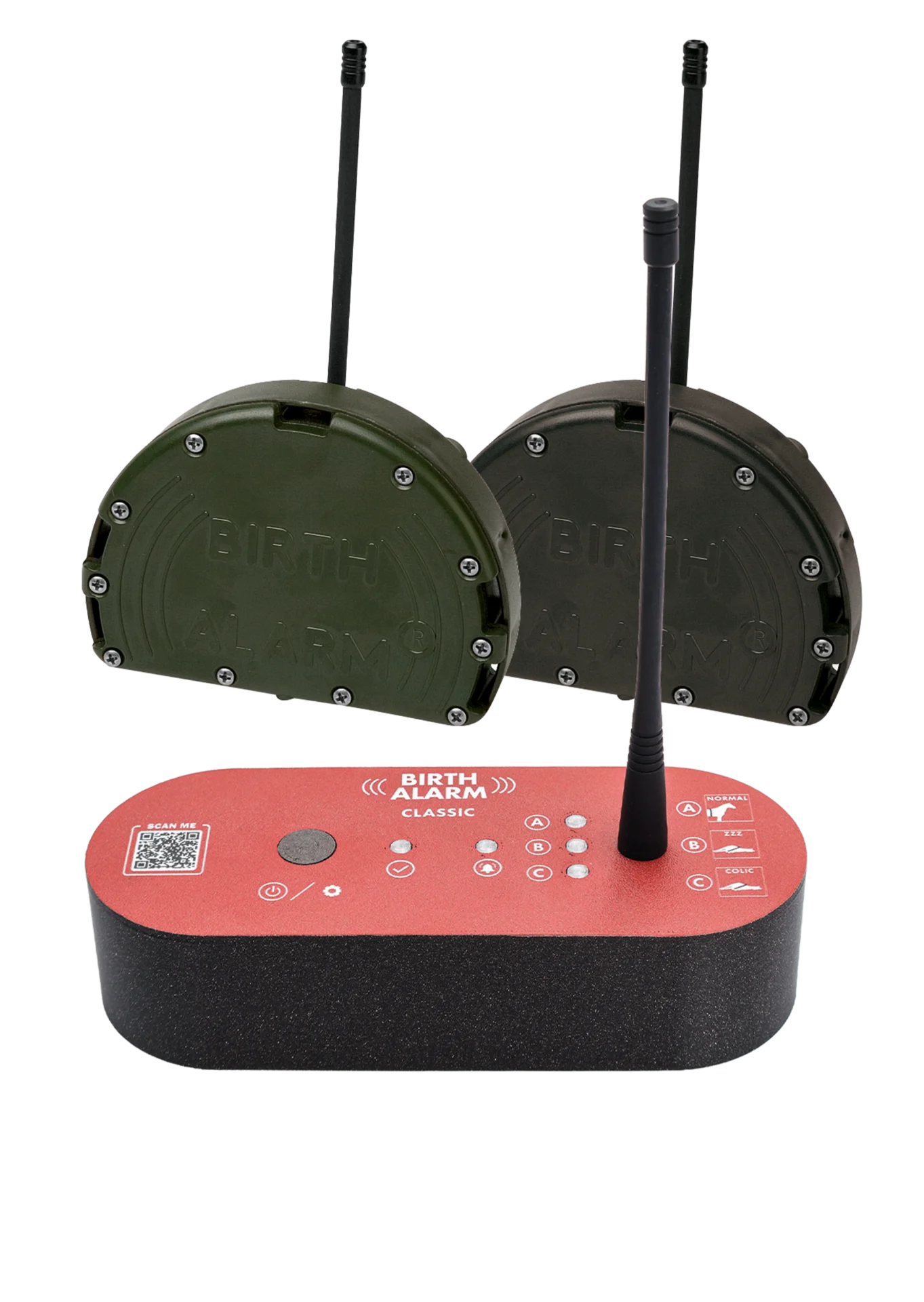 087471 Birth Alarm Classic Ontvanger met 2 zenders geboortemelder paarden