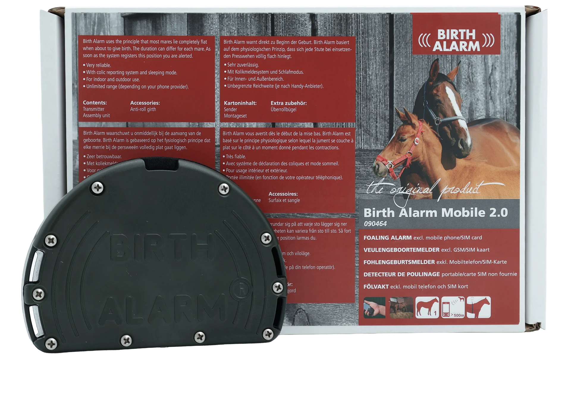 Birth Alarm Mobile 2.0 geboortemelder voor paarden